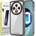 Etui na telefon Oppo Reno 12 F Oxygen Pure szare + Szkło Hartowane 9h