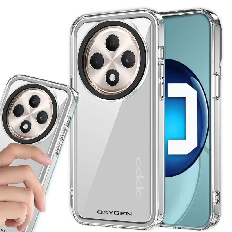 Etui na telefon Oppo Reno 12 F Oxygen Pure bezbarwne