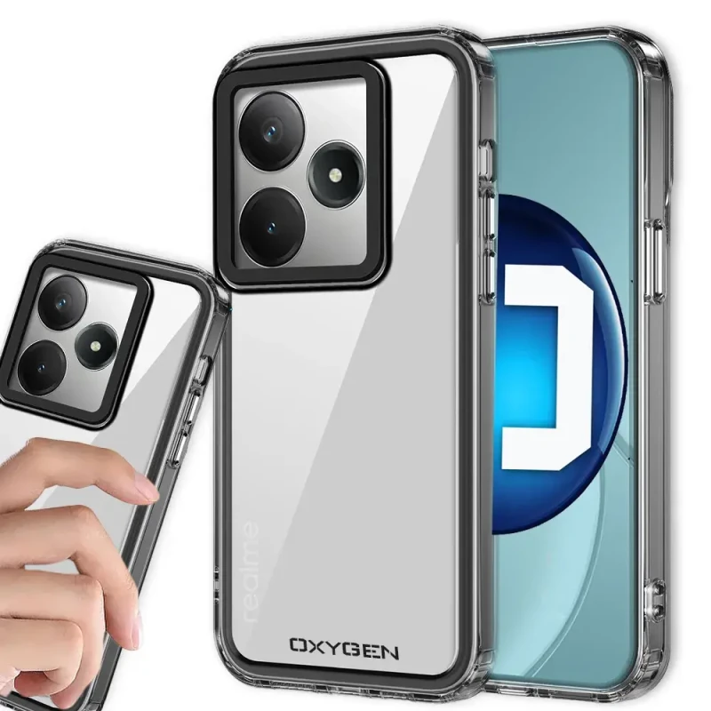 Etui na telefon Realme C61 Oxygen Pure Szare