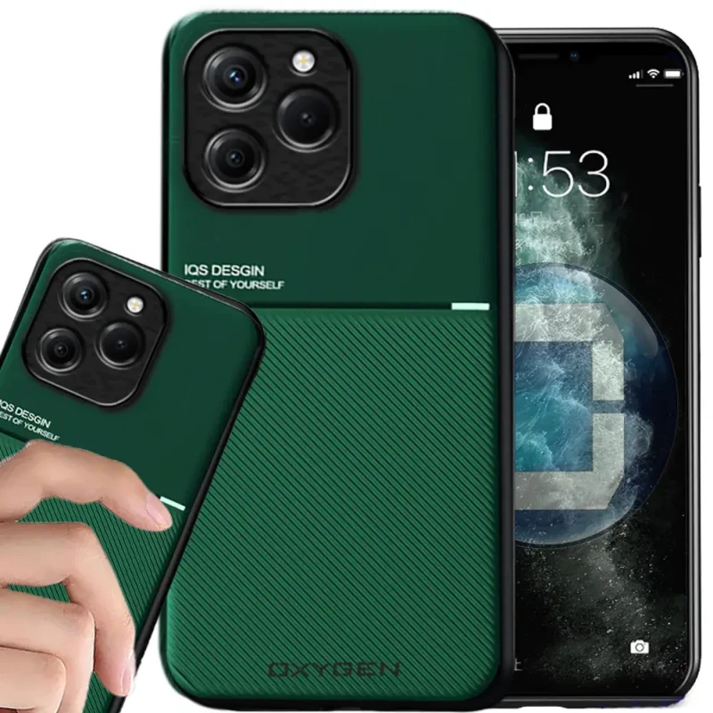 Etui na telefon Realme C63 Oxygen IQS Zielone