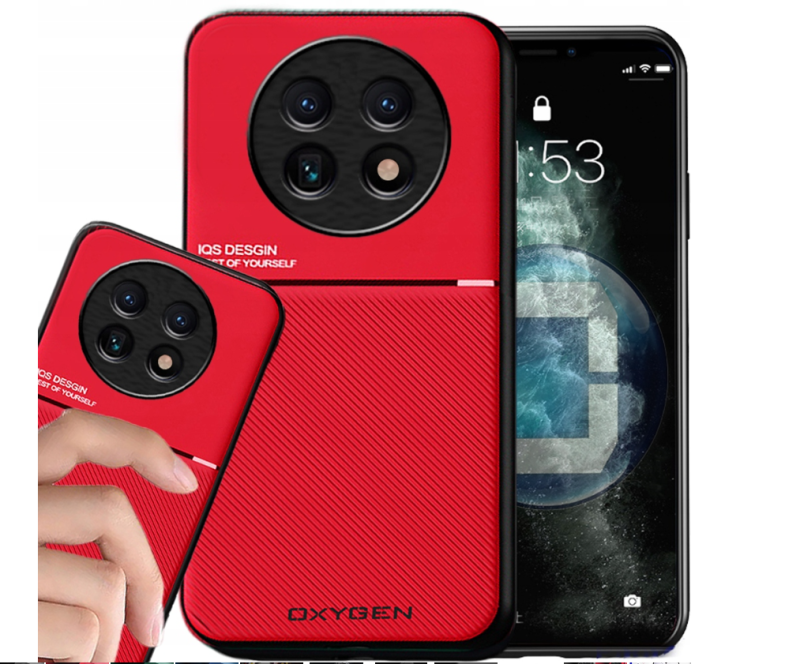 Etui na telefon Realme 13 PRO 5G Oxygen IQS Czerwone