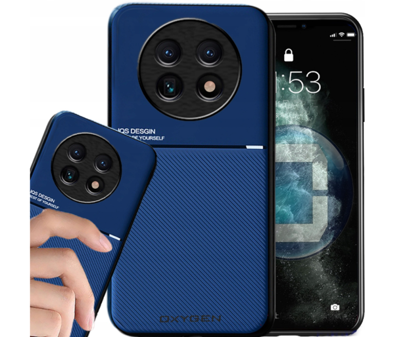 Etui na telefon Realme 13 PRO 5G Oxygen IQS Niebieskie