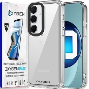 Etui na telefon Samsung  A16 Oxygen PURE Bezbarwne + Super Folia na ekran