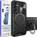 Etui na telefon Samsung S24 FE Oxygen RR Czarne + Super Folia