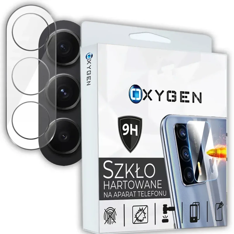 Szkło Hartowane Samsung Galaxy S24 FE na aparat Oxygen.pl.webp