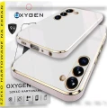 Etui na telefon Samsung Galaxy A16 4G A16 5G Oxygen GLOW białe + Szkło Hartowane.webp