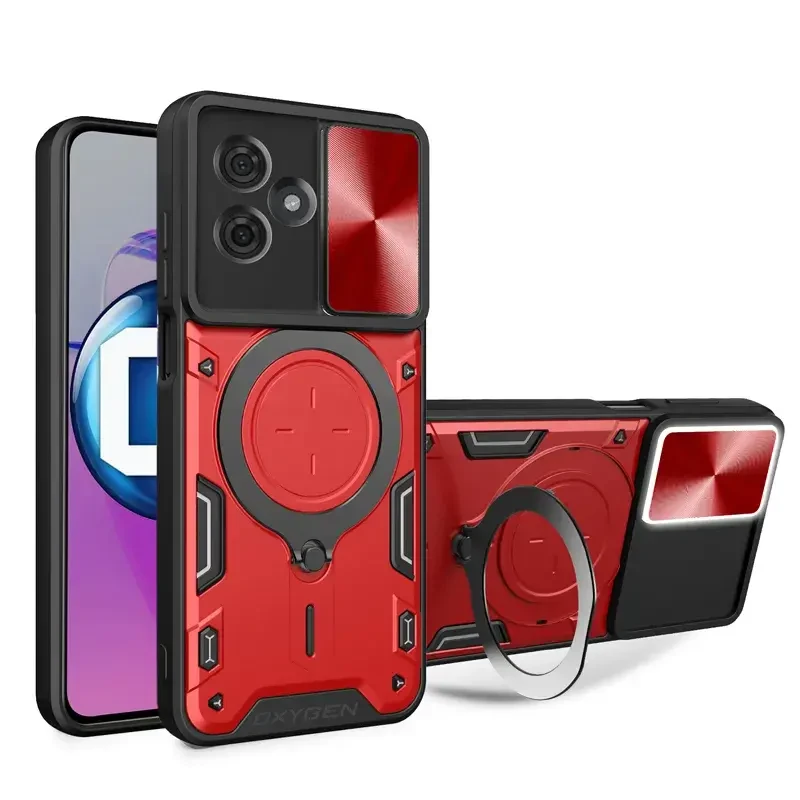 Etui na telefon Motorola G55 Oxygen RR czerwone.webp