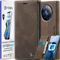 Etui na telefon Realme 12 4G Oxygen BooK Brązowe + Super Folia.webp