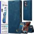 Etui na telefon Motorola G85 5G Oxygen Book Niebieskie + Super Folia.webp