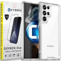 Etui na telefon Samsung Galaxy S25 ULTRA Oxygen Pure Bezbarwne + Szkło PREMIUM.webp