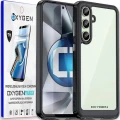 Etui na telefon Samsung Galaxy S25 PLUS Oxygen Pure Czarne + Super Folia.webp