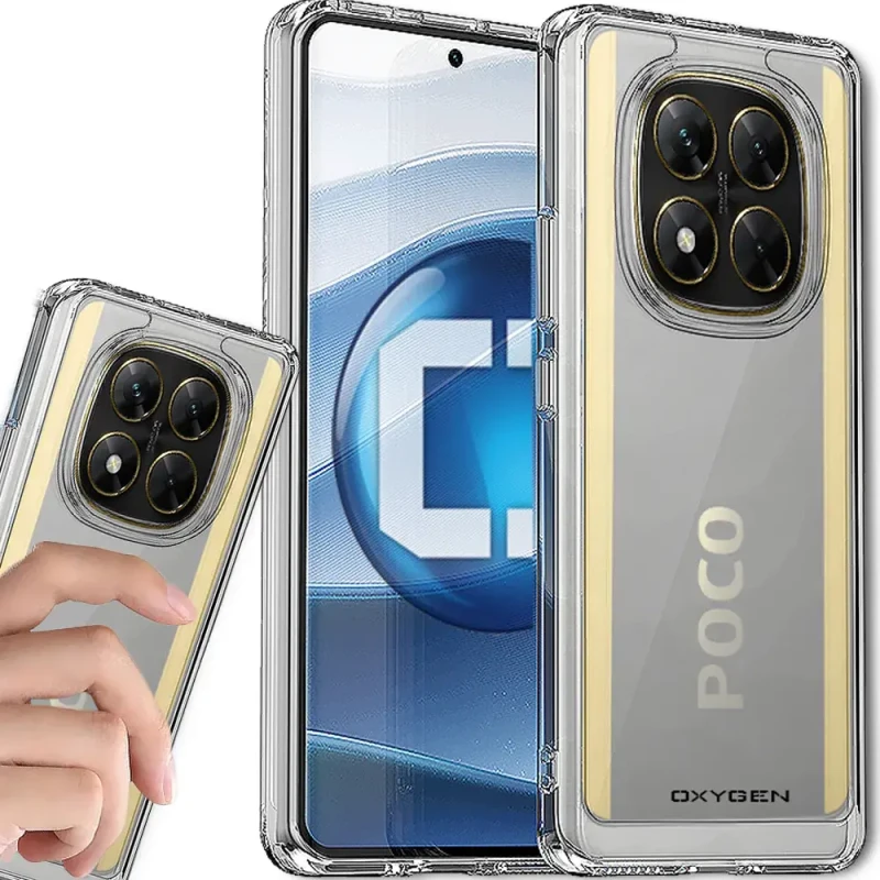Etui na telefon Xiaomi POCO X7 5G Oxygen Pure Bezbarwne.webp