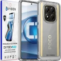 Etui na telefon Xiaomi POCO X7 5G  Oxygen Pure Bezbarwne + Super Folia.webp