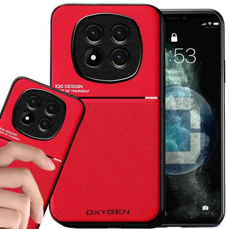 Etui na telefon Xiaomi POCO X7 5G Oxygen IQS Czerwone.webp