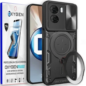 Etui na telefon Xiaomi POCO X7 PRO 5G Oxygen RR Czarne + Super Folia