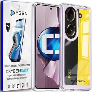 Etui na telefon Xiaomi POCO X7 PRO 5G  Oxygen Pure Bezbarwne + Super Folia