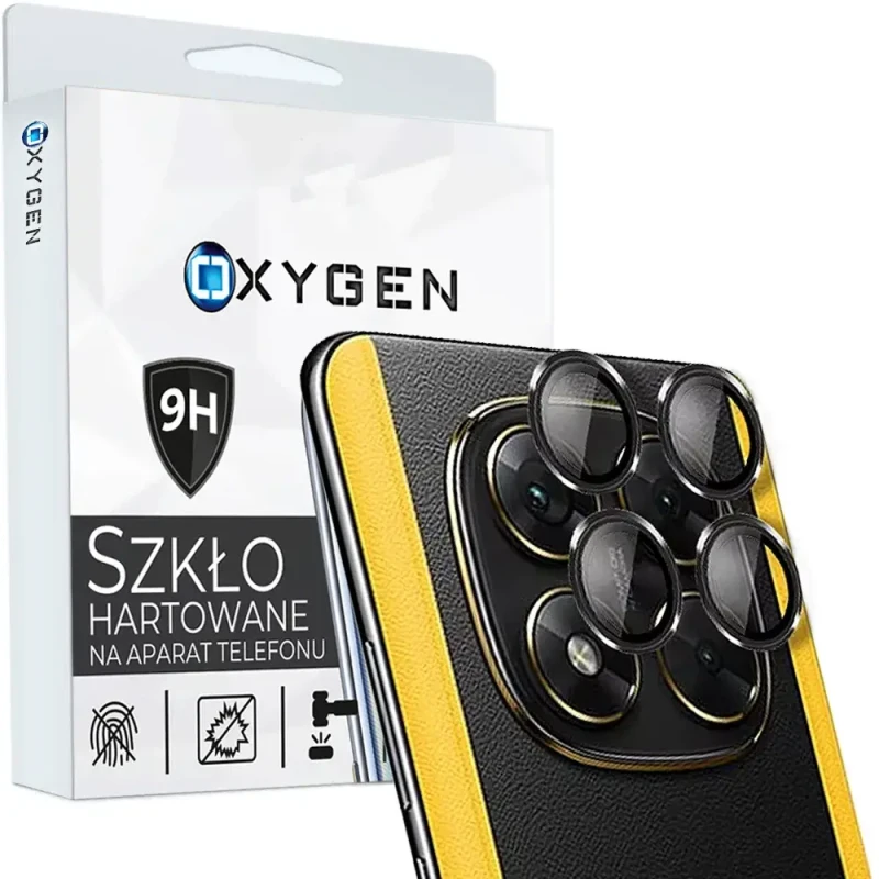 Szkło Hartowane Xiaomi Redmi Note 14 PRO 5G na aparat Oxygen Lens.webp