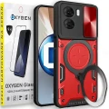 Etui na telefon Xiaomi POCO X7 PRO 5G Oxygen RR Czerwone + Szkło Hartowane.webp