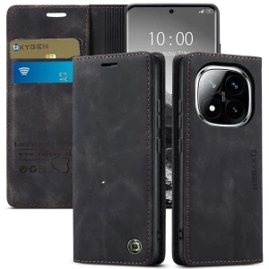 Etui na telefon Xiaomi Redmi Note 14 PRO 5G Oxygen Book Czarne