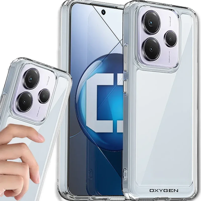 Etui na telefon Xiaomi Redmi Note 14 5G Oxygen Pure Bezbarwne.webp