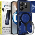 Etui na telefon Xiaomi Redmi Note 14 5G Oxygen RR Niebieskie + Szkło Hartowane.webp
