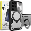 Etui na telefon Samsung Galaxy S25 ULTRA Oxygen RR Srebrne + Szkło PREMIUM.webp