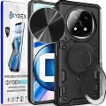 Etui na telefon Xiaomi Redmi Note 14 PRO 5G Oxygen RR Czarne + Super Folia.webp