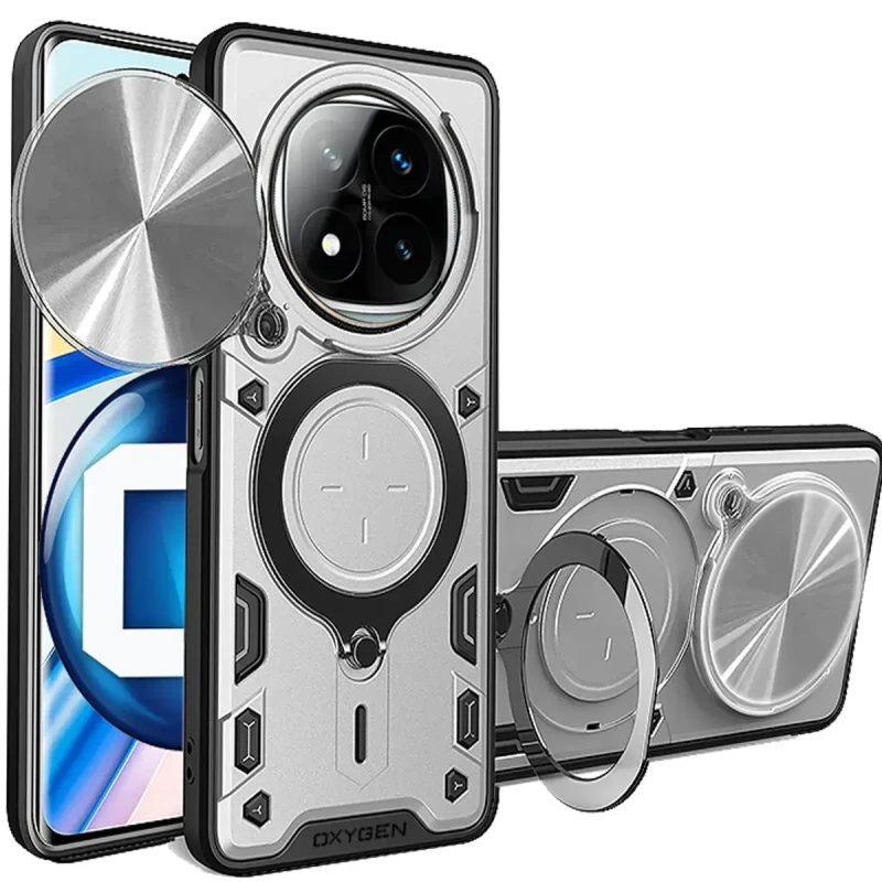 Etui na telefon Xiaomi Redmi Note 14 PRO PLUS 5G Oxygen RR Srebrne.webp
