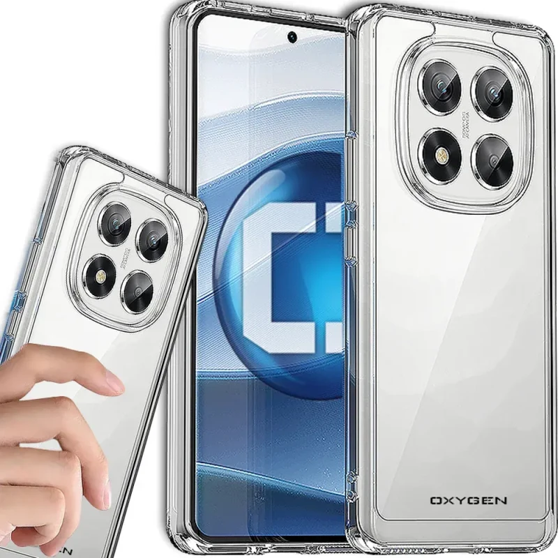 Etui na telefon Xiaomi Redmi Note 14 PRO 5G Oxygen Pure Bezbarwne.webp