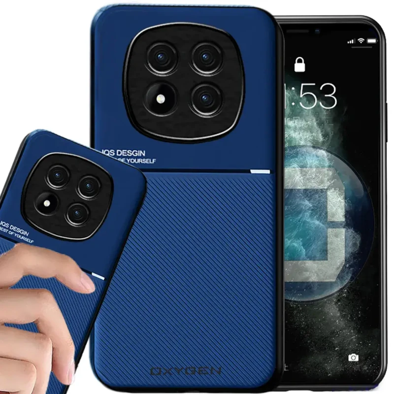 Etui na telefon Xiaomi Redmi Note 14 PRO PLUS 5G Oxygen IQS Niebieskie.webp