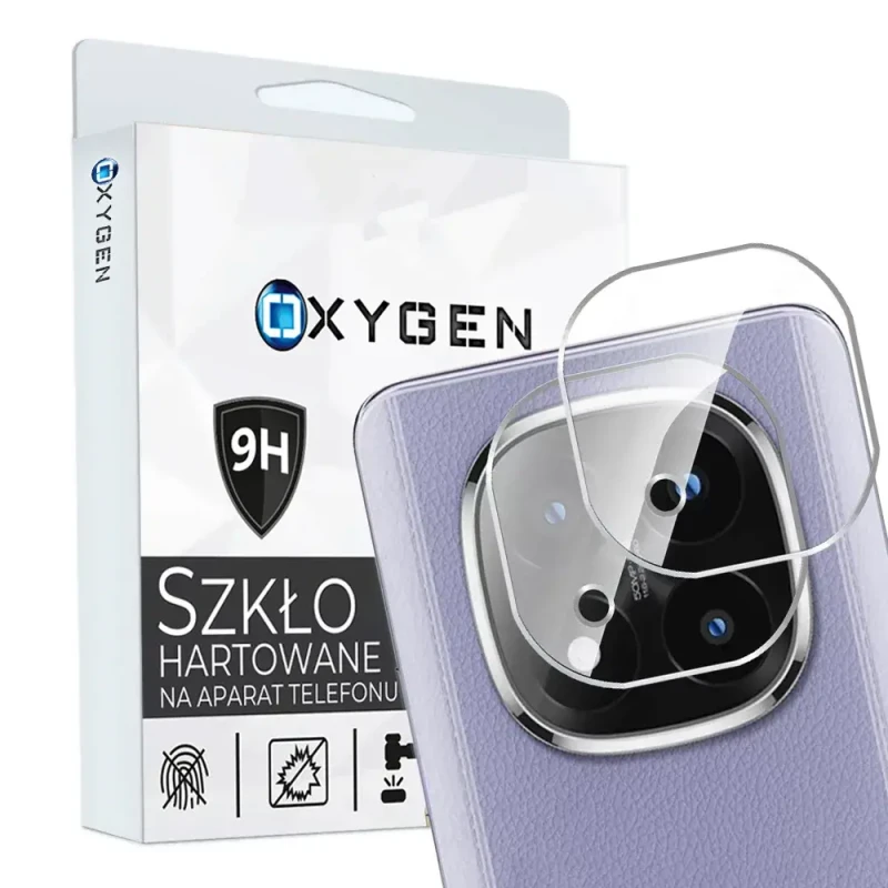 2 szt. Szkło Hartowane Xiaomi Redmi Note 14 PRO PLUS na aparat Oxygen.webp