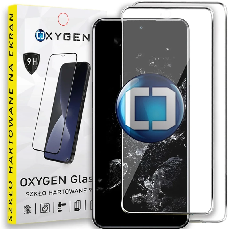 2x Szkło hartowane 9H Xiaomi Redmi Note 14 5G Ochrona na ekran Oxygen.webp