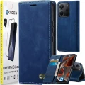 Etui na telefon Xiaomi Redmi Note 14 5G Oxygen BooK Niebieskie + Szkło Hartowane.webp