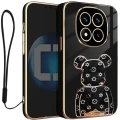 Etui na telefon Xiaomi Redmi Note 14 PRO PLUS 5G Oxygen + Uchwyt BeaR Czarne + Smycz.webp