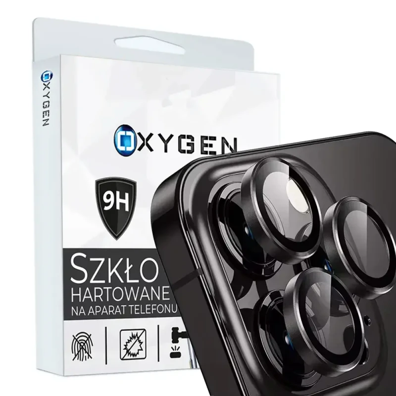 Szkło Hartowane iPhone 15 PRO MAX  na aparat Oxygen Lens.webp