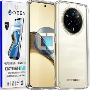 Etui na telefon Realme 14 PRO Oxygen Pure Bezbarwne + Super Folia