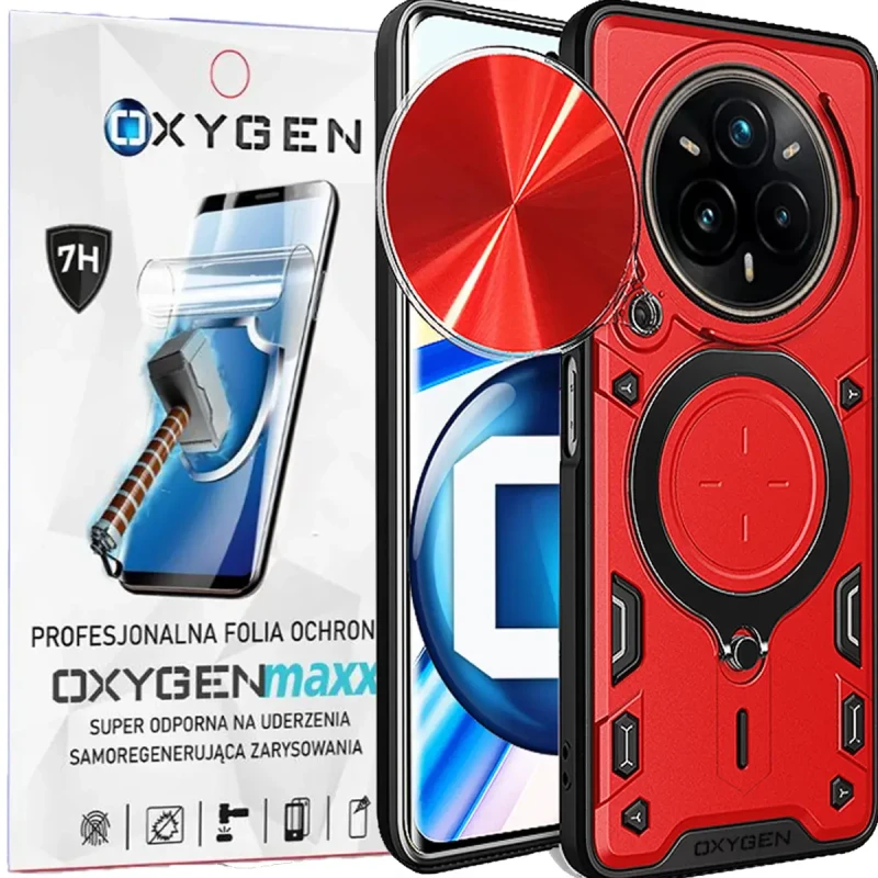 Etui na telefon Realme 14 PRO PLUS Oxygen RR Czerwone + Super Folia.webp