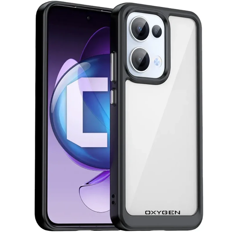 Etui na telefon Oppo Reno13 Oxygen Pure Czarne.webp