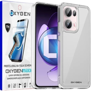 Etui na telefon Oppo Reno13 PRO 5G Oxygen Pure Bezbarwne + Super Folia