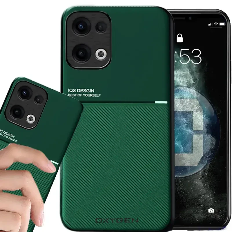 Etui na telefon Oppo Reno13 5G Oxygen IQS Zielone.webp