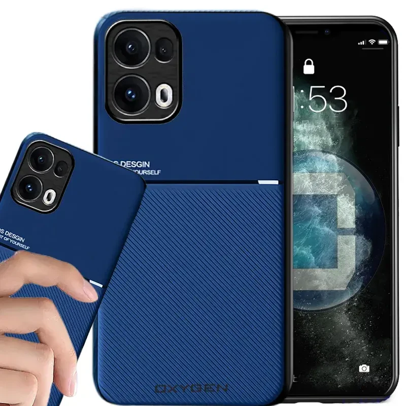 Etui na telefon Oppo Reno13 PRO 5G Oxygen IQS Niebieskie.webp