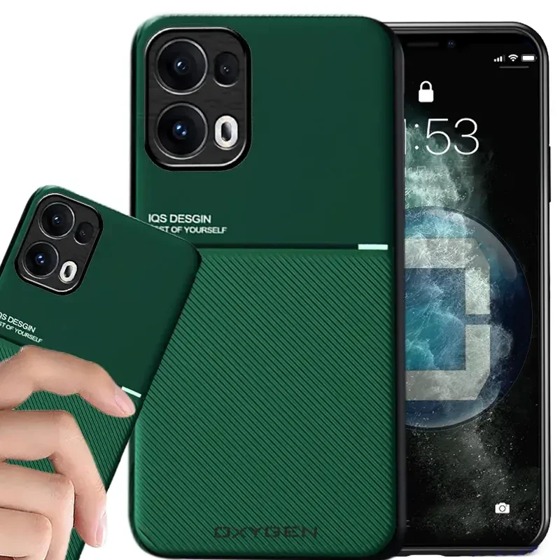 Etui na telefon Oppo Reno13 PRO 5G Oxygen IQS Zielone.webp