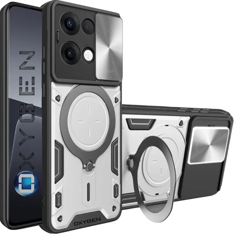 Etui na telefon Oppo Reno13 5G Oxygen RR Srebrne.webp