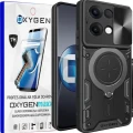 Etui na telefon Oppo Reno13 5G Oxygen RR Czarne + Super Folia.webp