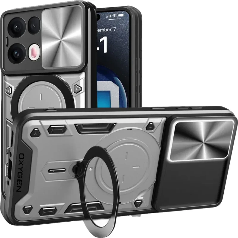 Etui na telefon Oppo Reno13 PRO 5G Oxygen RR Srebrne.webp