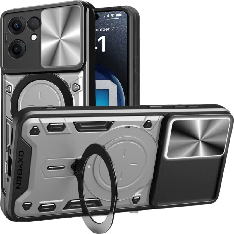 Etui na telefon Oppo Reno13 F 5G Oxygen RR Srebrne.webp