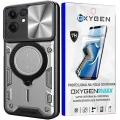 Etui na telefon Oppo Reno13 F 5G Oxygen RR Srebrne + Super Folia.webp