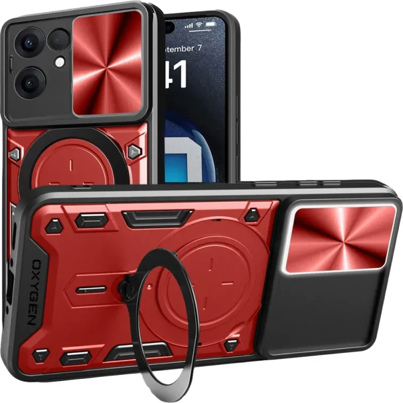 Etui na telefon Oppo Reno13 FS 5G Oxygen RR Czerwone.webp