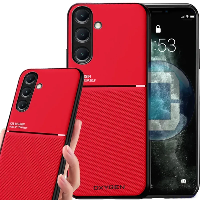 Etui na telefon Samsung Galaxy A36 5G Oxygen IQS Czerwone.webp