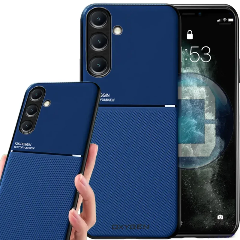 Etui na telefon Samsung Galaxy A56 5G Oxygen IQS Niebieskie.webp